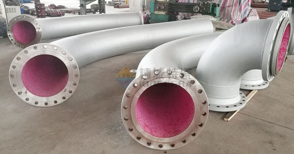 內襯耐磨陶瓷粉煤灰輸送管道性能特點與應用